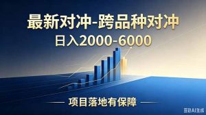 跨品种对冲震撼首发!日收益2000-6000+,项目绿色长久,安全稳健,合规靠谱,可批量放大-KJ分享