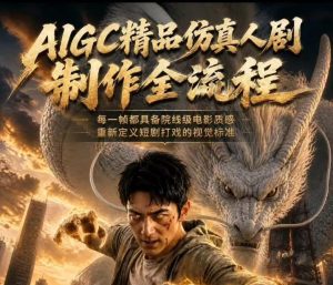 AIGC精品仿真人剧豢龙人全流程制作解析2026,国风仿真人创作+打斗剧情+人设编排,一站式AI短剧入门-KJ分享