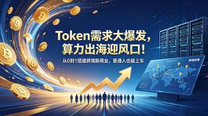 Token需求大爆发,算力出海迎风口!从0到1搭建跨境新商业,普通人也能上车-KJ分享