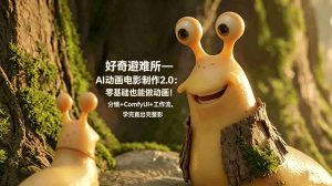 好奇避难所—AI动画电影制作2.0：零基础也能做动画！分镜+ComfyUI+工作流，学完直出完整影片-KJ分享