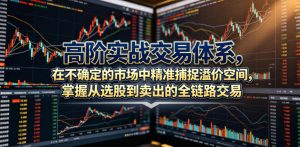 高阶实战交易体系，在不确定的市场中精准捕捉溢价空间，掌握从选股到卖出的全链路交易心法(更新6月)-KJ分享