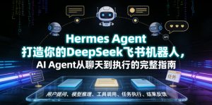 Hermes Agent打造你的DeepSeek飞书机器人，AI Agent从聊天到执行的完整指南-KJ分享