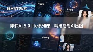 即梦AI 5.0 lite实战课:联网实时检索+特征迁移+指令遵循+示例参考,精准控制AI出图-KJ分享