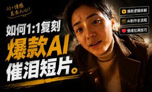豆包+Gemini生成真人AI短剧-拆解复刻百万爆款第一人称短片，一站式讲透爆款复刻全流程-KJ分享
