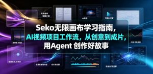 Seko无限画布学习指南，AI视频项目工作流，从创意到成片，用Agent 创作好故事-KJ分享