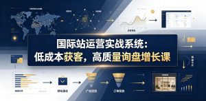 国际站运营实战系统:低成本获客,高质量询盘增长课(更新26年)-KJ分享