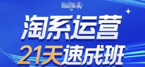 淘系运营21天速成班，0基础轻松搞定淘系运营，不做假把式，快速复制落地(更新26年6月)-KJ分享
