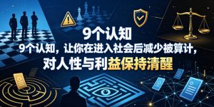 付费文章：9个认知，让你在进入社会后减少被算计，对人性与利益保持清醒-KJ分享