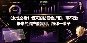 付费文章：(女性必看)借来的估值会折旧，带不走；挣来的资产能复利，跟你一辈子-KJ分享