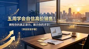 五周学会自信高价销售！拥有你的真正潜力，展示你的才华！【原创双语字幕】-KJ分享
