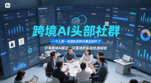 跨境AI头部社群，一个人顶一支团队的时代真正的开始了，分享跨境AI前沿，可落地的实战经验(更新6月29日)-KJ分享