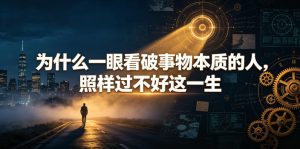 付费文章：为什么一眼看破事物本质的人，照样过不好这一生-KJ分享