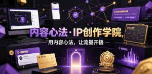 内容心法·IP创作学院,用内容心法,让流量开悟-KJ分享