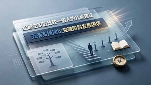 付费文章:给原生家庭比较一般人的几点建议,五条实操建议突破阶层发展困境-KJ分享