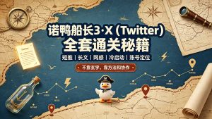 诺鸭船长3·X(Twitter-KJ分享