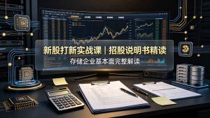 付费文章：新股打新实战课｜招股说明书精读，存储企业基本面完整解读-KJ分享