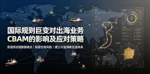 国际规则巨变对出海业务CBAM的影响及应对策略，帮助企业穿透供应链数据堵点，规避合规风险-KJ分享