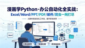 漫画学Python·办公自动化全实战:Excel/Word/PPT/PDF/邮件/爬虫一网打尽-KJ分享
