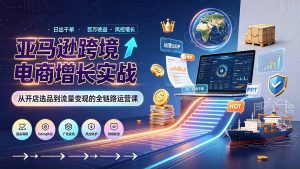 亚马逊0-1孵化特训营8期：从注册风控到稳定日出千单实战，规避审核封店风险，标准化执行流程落地-KJ分享