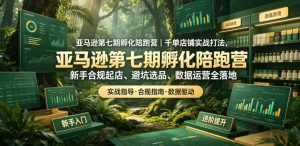 亚马逊孵化陪跑营｜千单店铺实战打法，新手合规起店、避坑选品、数据运营全落地(更新0708)-KJ分享