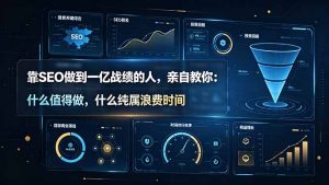 靠SEO做到一亿战绩的人，亲自教你：什么值得做，什么纯属浪费时间【原创双语字幕】-KJ分享