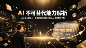 付费文章:AI 不可替代能力解析▸八大核心竞争力|自媒体实战案例|跳出 AI 信息茧房干货-KJ分享