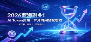AI Token算力赛道！普通人可入局的数字副业，零门槛快速起步-KJ分享