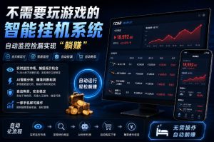 不用玩游戏的游戏搬砖项目，无需自己挂G，无需购买任何额外设备，所有数据支持任何形式验证【揭秘】-KJ分享