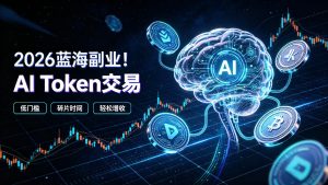 2026全新风口副业｜AI智能Token交易，空闲时间轻松 賺 收益，无需全天盯盘【揭秘】-KJ分享