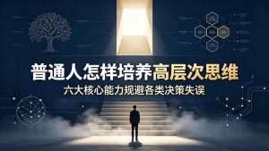付费文章：普通人怎样培养高层次思维，六大核心能力规避各类决策失误-KJ分享