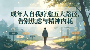 付费文章:成年人自我疗愈五大路径,告别焦虑与精神内耗-KJ分享