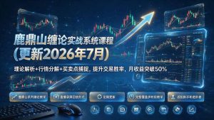 鹿鼎山缠论实战系统课程(更新26年7月-KJ分享