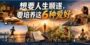 公众号付费文章:想要人生顺遂,要培养这6种爱好-KJ分享