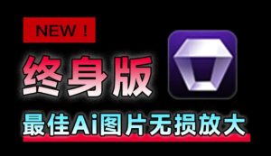 Win/Mac双端支持!最新永久终身版,支持老照片修复,图片变清晰无损放大工具,Aiarty Image Enhancer-KJ分享