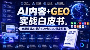 AI内容+GEO实战白皮书，全面掌握AI量产SOP与GEO分发机制【文档】-KJ分享