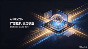 AI Pryzen 广告挂机｜24小时自动跑，日入300-500，新手零门槛-KJ分享