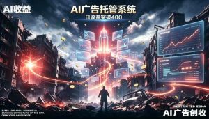 AI智能广告,全自动化运行,单日可达400+,小白新手0基础上手【揭秘】-KJ分享
