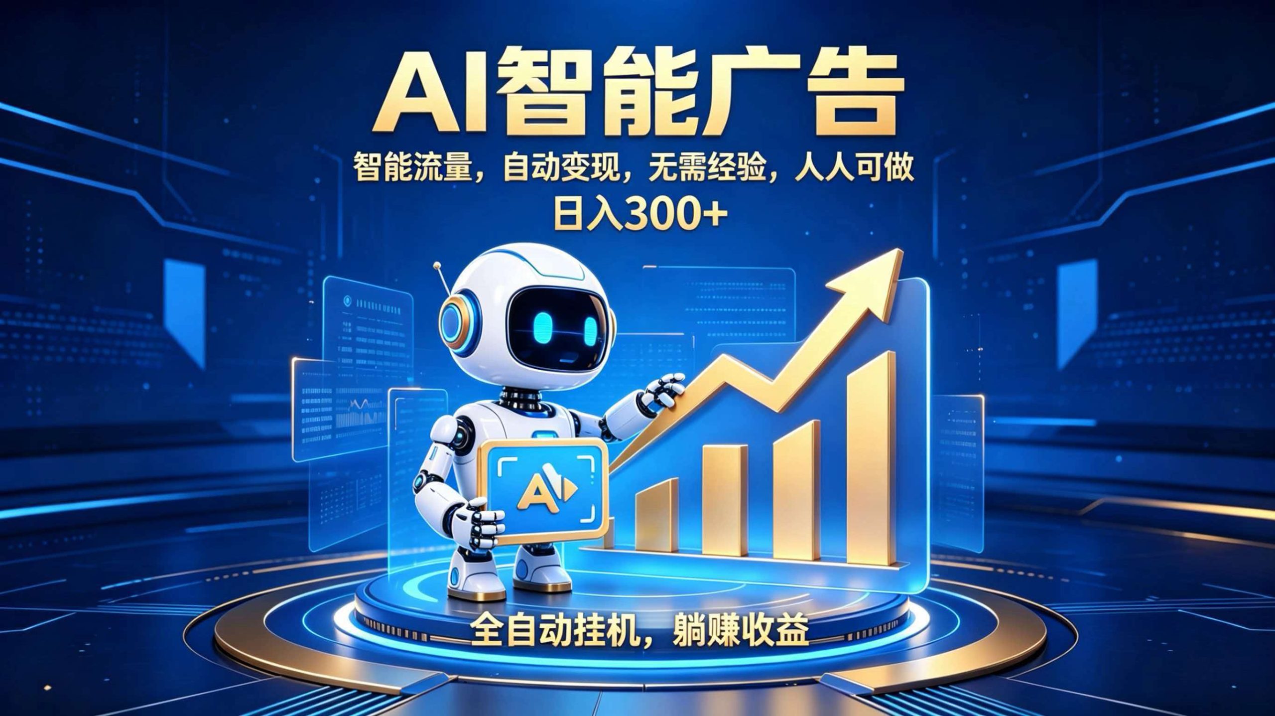 轻资产新赛道，全自动AI广告，打造持续收益-KJ分享