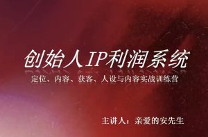 创始人IP利润系统8月训练营，定位、内容、获客、人设与内容实战训练营-KJ分享