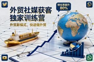 外贸社媒获客独家训练营，外贸新模式，快速做外贸(更新26年08月21日)-KJ分享