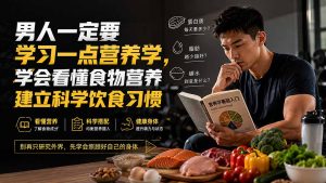 付费文章：男人一定要学习一点营养学，学会看懂食物营养建立科学饮食习惯-KJ分享