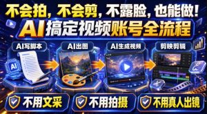 AI短视频起号实战项目,用AI做视频起号,45天涨粉12W,一条广告8.5k,广告接到手软,引流、变现两不误!-KJ分享