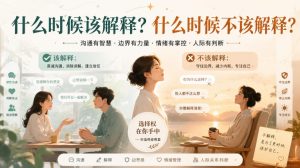 付费文章：什么时候该解释？什么时候不该解释？-KJ分享
