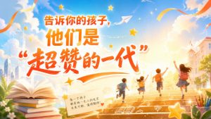 某付费社群专属文章:告诉你的孩子,他们是“超赞的一代”。-KJ分享