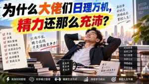 付费文章:为什么大佬们日理万机,精力还那么充沛?-KJ分享