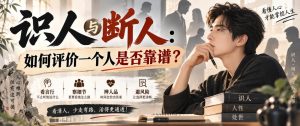 付费文章：识人与断人：如何评价一个人是否靠谱？-KJ分享