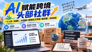 AI赋能跨境头部社群-更新9月：一个人顶一支团队，AI选品+自动化工作流+知识库，实战经验-KJ分享