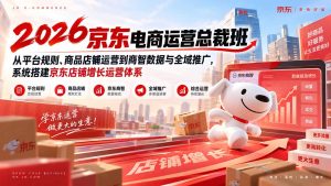 2026京东电商运营总裁班:从平台规则、商品店铺运营到商智数据与全域推广,系统搭建京东店铺增长运营体系-KJ分享