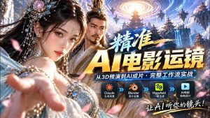 AI视频终于能精准运镜了!Claude + Blender + Higgsfield 免费插件实测-KJ分享