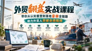 外贸翻盘实战课程，带你从认知重塑到落地拿单全链路，助力外贸人突破业绩瓶颈-KJ分享